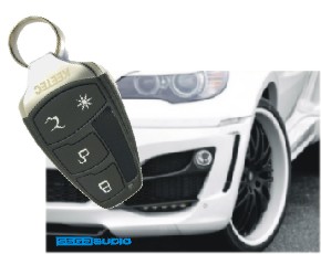 Autóriasztó szereléssel.