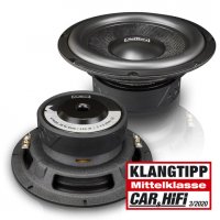 ATW20 - AXTON 20 cm Subwoofer 2 x 2 Ohm 75 W RMS 