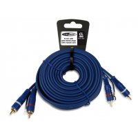 CL195 stereo signálny kábel RCA 5m s rem.