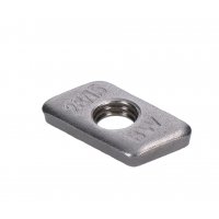 E1-PLAM nerez závitová doska pre profily M8