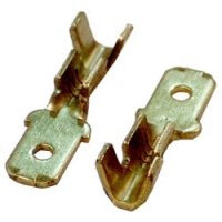 FM4.75mm Faston samec plochy medený