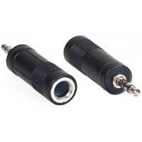 JACK3,5/6,3 redukcia Jack 3,5 samec 6,3 samicu st