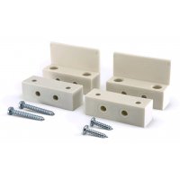 Montážny adaptér biely 2ks