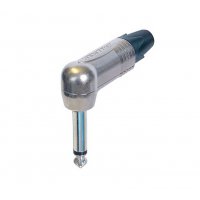 NP2RX káblový Jack pravouhlý mono 6,3mm, silver