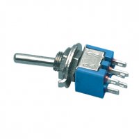 Prepínač páčkový 2x3 pólový 250V/3A