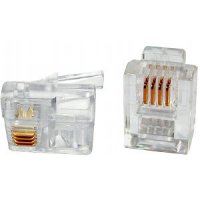 RJ11 6/4 zastrčka samec 6p4
