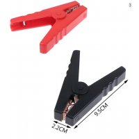 S-17 Svorky červený a čierny 1pár 100A