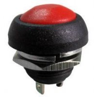 Tlačítko OFF-(ON) 1pol.250V/1A plastové čierne