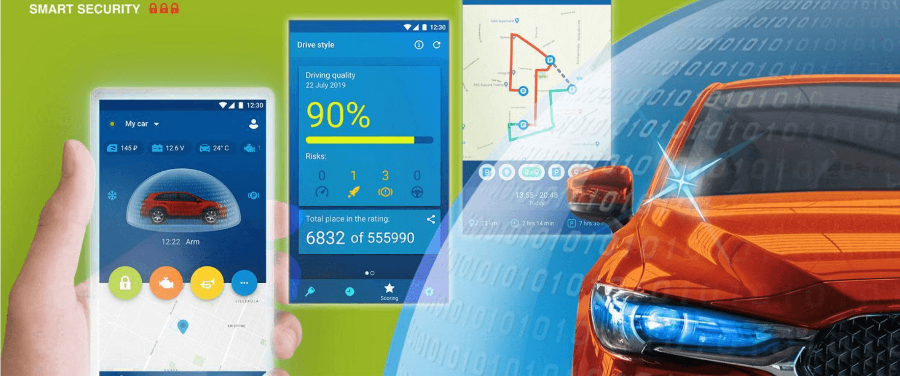 Autoalarm s montážou.