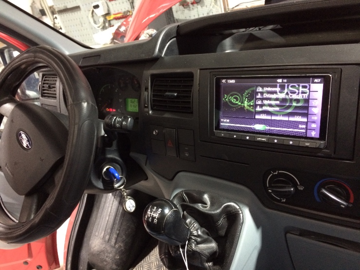 Ford montáž 2DIN autorádia